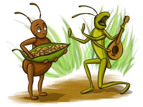 The Ant and the Grasshopper: A Hilarious Tale of Laziness and Preparedness!